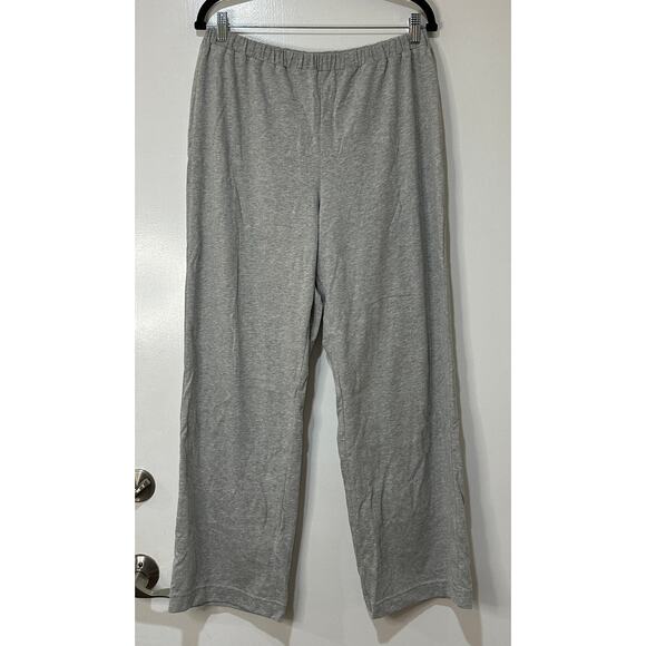 Rebecca Minkoff Notch Collar Pajama Set Gray White Cotton Size Medium NWT Comfy - Picture 12 of 15